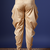 Beige plain cotton dhoti for festive, reception, weddings