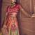 multicolor Banarasi Silk Blend Embroidered Sequin Lehenga set choli dupatta