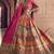 multicolor Banarasi Silk Blend Embroidered Sequin Lehenga set choli dupatta