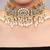 Gold plated kundan green stones choker necklace