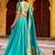 blue zari weaving silk lehenga set choli with dupatta