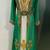 White green jacket style moroccan takchita kaftan