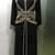 Black gold work fancy jacket kaftan