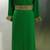 Light greeen a line fancy gold work kaftan