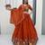 Rust Orange shimmer moss fabric Embroidered readymade Lehenga Choli Set with Dupatta