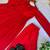 Red chanderi cotton hand work gown with pant, fully stitched ethnic wear