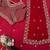 Red Designer Saree With Beds Embroidery Work In Trending Fendi Silk