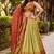 yellow digital printed silk festival lehenga set choli with dupatta
