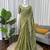 Green Designer saree in Jimmy Chu With Sequence work