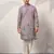 PURPLE VISCOSE SILK THREAD & SEQUINS EMBROIDERED WORK WEDDING FESTIVAL MARRIAGE PARTY WEAR STRAIGHT MENS KURTA