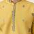 YELLOW VISCOSE SILK THREAD & SEQUINS EMBROIDERED WORK WEDDING FESTIVAL MARRIAGE PARTY WEAR STRAIGHT MENS KURTA