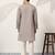 GREY VISCOSE SILK THREAD & SEQUINS EMBROIDERED WORK WEDDING FESTIVAL MARRIAGE PARTY WEAR STRAIGHT MENS KURTA
