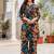 floral printed multicolor cotton kurta & trouser