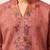 ORANGE VISCOSE SILK THREAD & SEQUINS EMBROIDERED WORK WEDDING FESTIVAL MARRIAGE PARTY WEAR STRAIGHT MENS KURTA WITH PANT