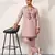 LIGHT PINK VISCOSE SILK THREAD & SEQUINS EMBROIDERED WORK WEDDING FESTIVAL PARTY WEAR STRAIGHT MENS KURTA WITH PANT