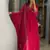 pink floral embroidered cotton kurta trouser and dupatta set