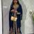 Navy-Blue handcrafted zari work stitched georgette kaftan party dress