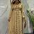 BEIGE handcrafted zari work stitched georgette kaftan party dress