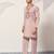 LIGHT PINK VISCOSE SILK THREAD & SEQUINS EMBROIDERED WORK WEDDING FESTIVAL PARTY WEAR STRAIGHT MENS KURTA WITH PANT