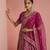 dark pink silk lehenga set