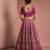 dark pink silk lehenga set