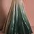dark green sequins sheeting ombre lehenga set with blouse and dupatta