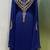 Royal blue hand beaded islami jalabiya kaftan