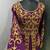 Plum emrbroidered moroccan kaftan dress