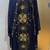 Navy blue - heavy beaded farasha kaftan
