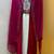 Fuschia pink velvet jacket moroccan takchita kaftan