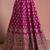 hot pink silk lehenga set