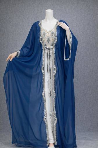 Handmade Kaftan  Modest Wedding Party Wear