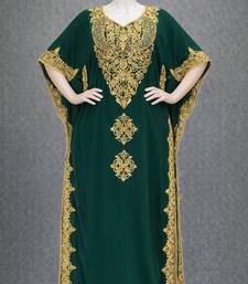 Abaya Georgette Zari Embroidered Kaftan