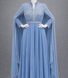 Abaya Georgette Zari Embroidered Kaftan