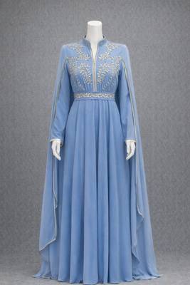 Abaya Georgette Zari Embroidered Kaftan 3