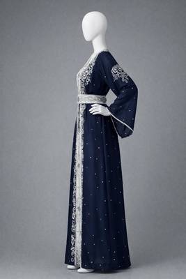 Abaya Georgette Zari Embroidered Kaftan 5