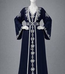 Abaya Georgette Zari Embroidered Kaftan