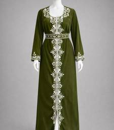 Abaya Georgette Zari Embroidered Kaftan