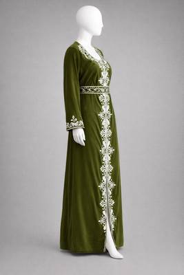 Abaya Georgette Zari Embroidered Kaftan 4
