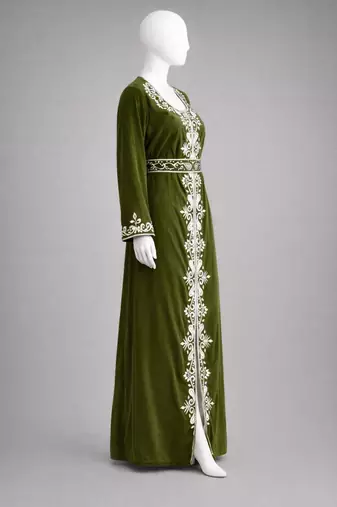 Abaya Georgette Zari Embroidered Kaftan