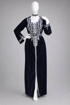Handmade Kaftan Modest Wedding Party Wear 2