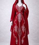 Handmade Kaftan Modest Wedding Party Wear