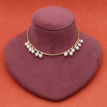 White color amrapali hansli necklace 2