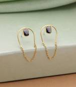 Purple color amrapali earrings