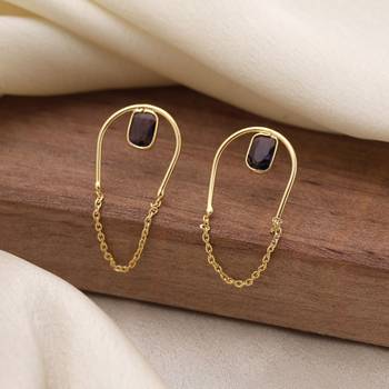 Purple color amrapali earrings 2