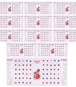 Assorted color bindi book for women & girls- total pieces- 720