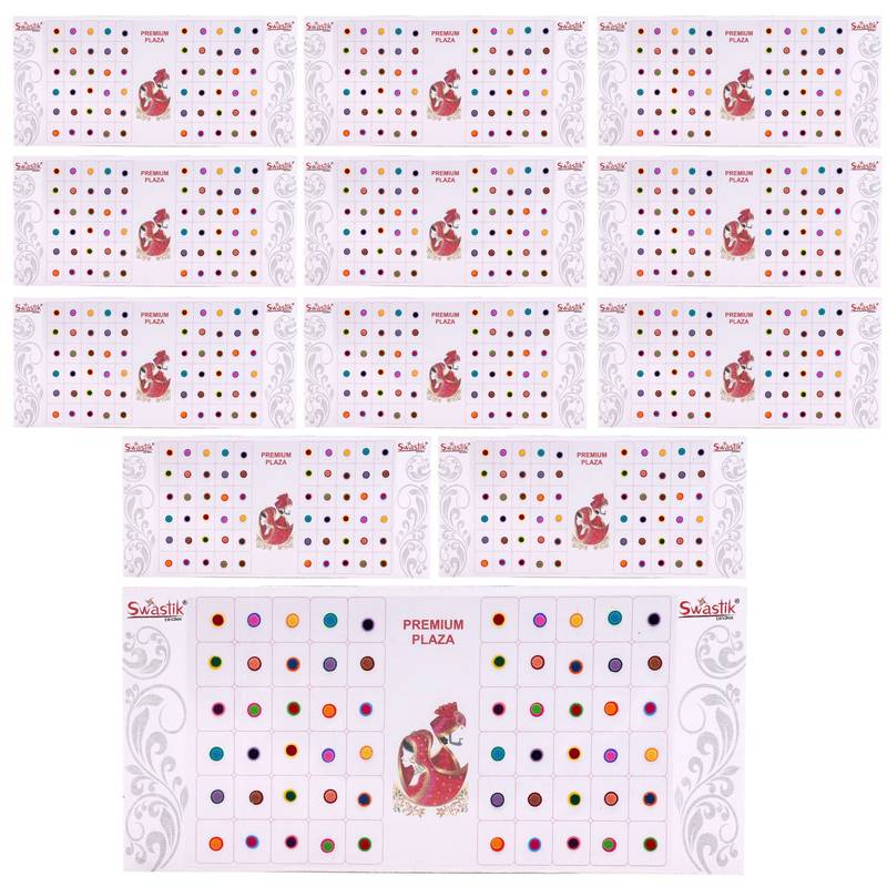 Assorted color bindi book for women & girls- total pieces- 720