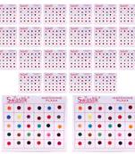 Assorted color bindi book for women & girls- total pieces- 1440