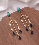Blue color amrapali earrings