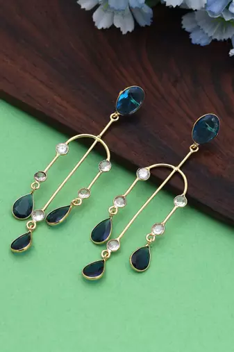 Blue color amrapali earrings